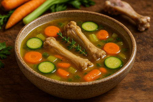 Bouillon anti-inflammatoire au curcuma et poulet bio – Recette bien-être avec Mon Bouillon chez Fâmme